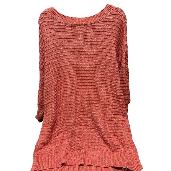 NWT Old Navy Salmon V-Neck Sweater Women's Size Medium - Picture 4 of 5